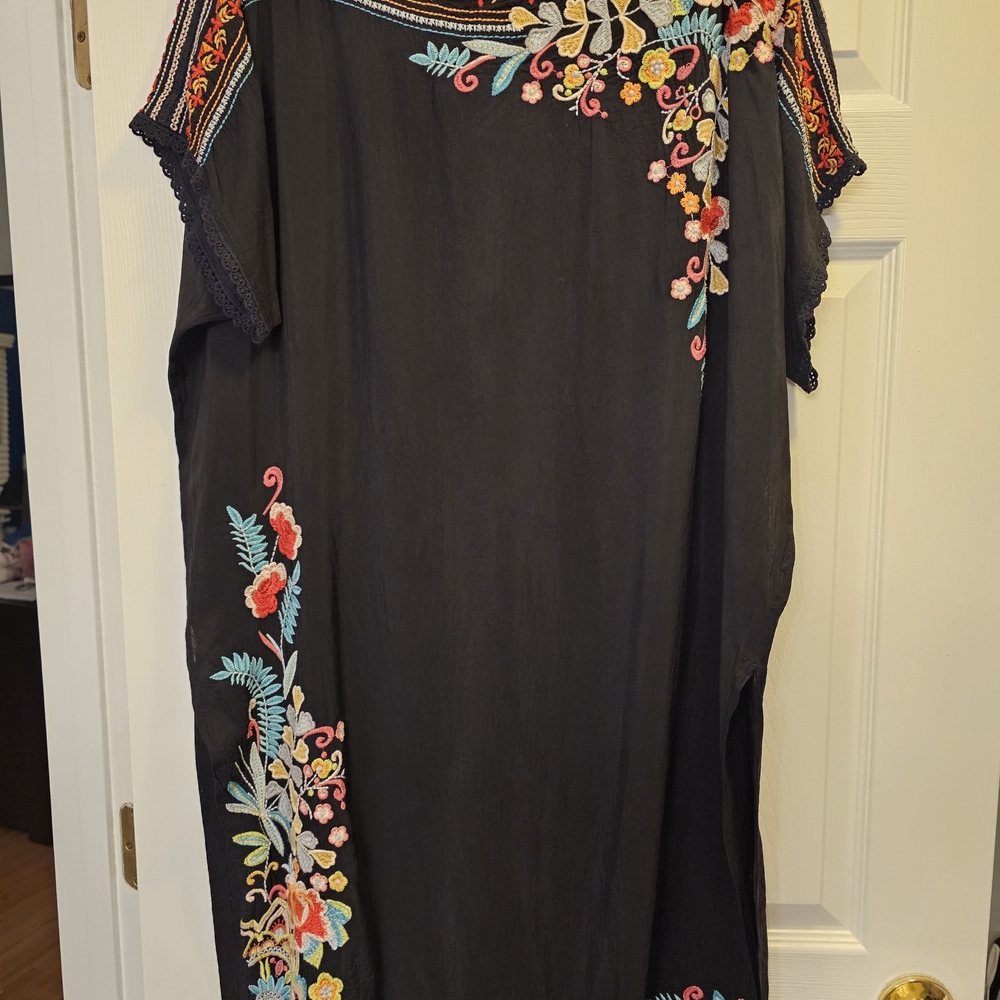 Johnny Was Tunic with Colorful Embroidery
